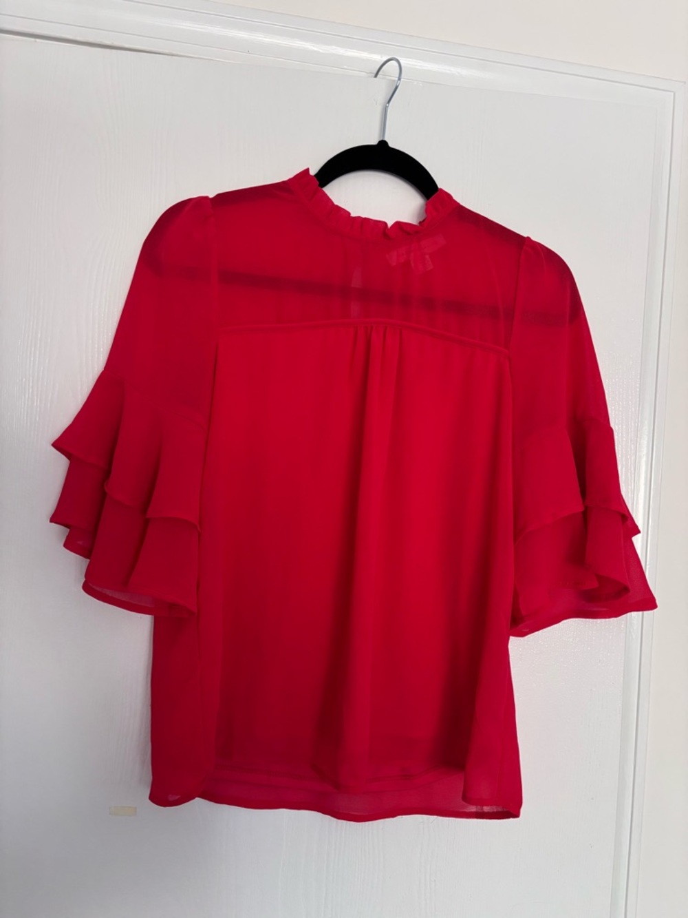 red blouse